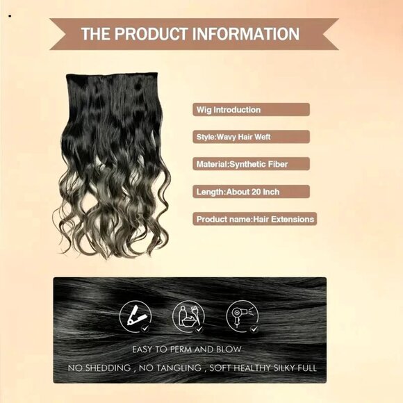 Special BUNDLE  8 HAIR EXTENSIONS Buns, ponytail, extensions, more NWT - Picture 14 of 16